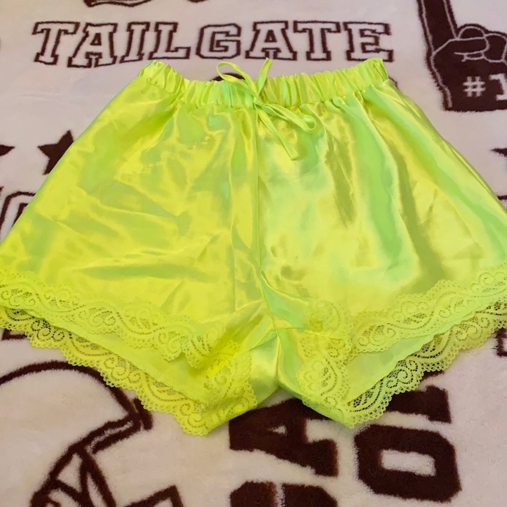 Neon Yellow PJ Shorts 🩳